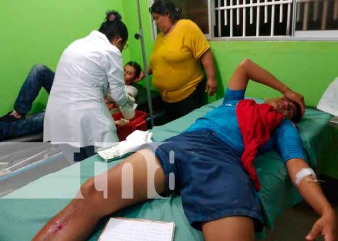 Nicaragua, jalapa, accidente , dos personas lesionadas,