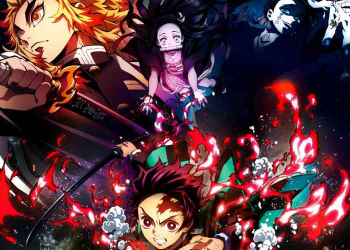 Este póster es la fusión perfecta de Kimetsu no Yaiba y El viaje