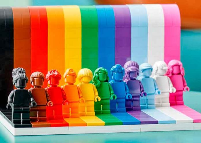 Fotos, juguetes lego, LGBTQIA+, set,