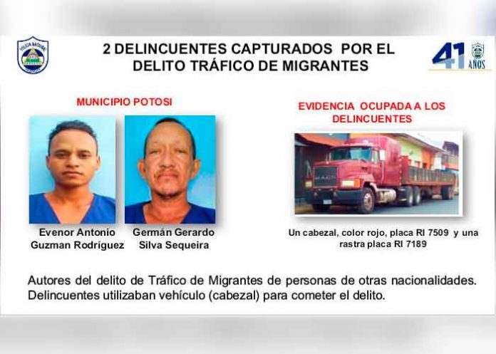 nicaragua, Rivas, policía nacional, tráfico de migrantes
