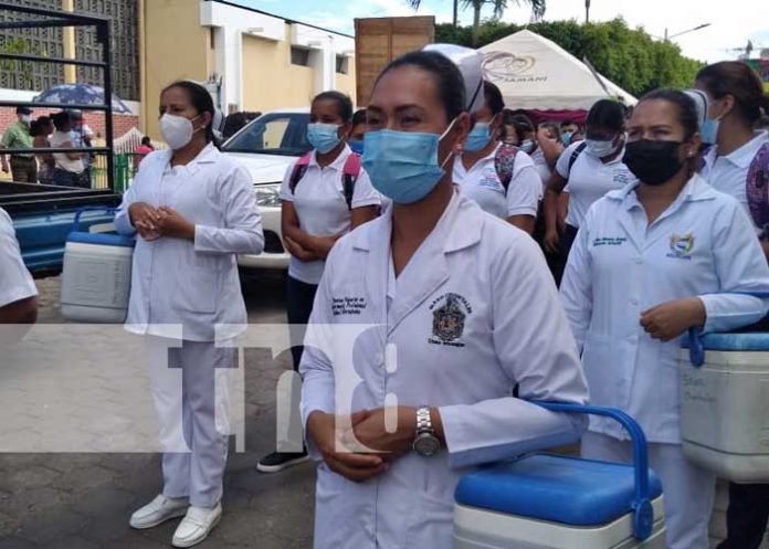 Vicepresidenta, Nicaragua, jornada de vacuna, COVID 19, influenza,