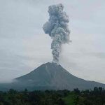 indonesia, volcan sinabung, erupcion,