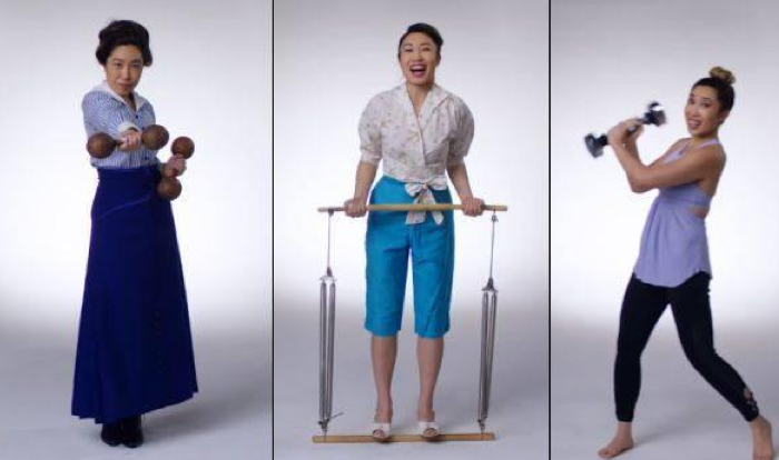 Video muestra evolución en cien años de la ropa deportiva femenina
