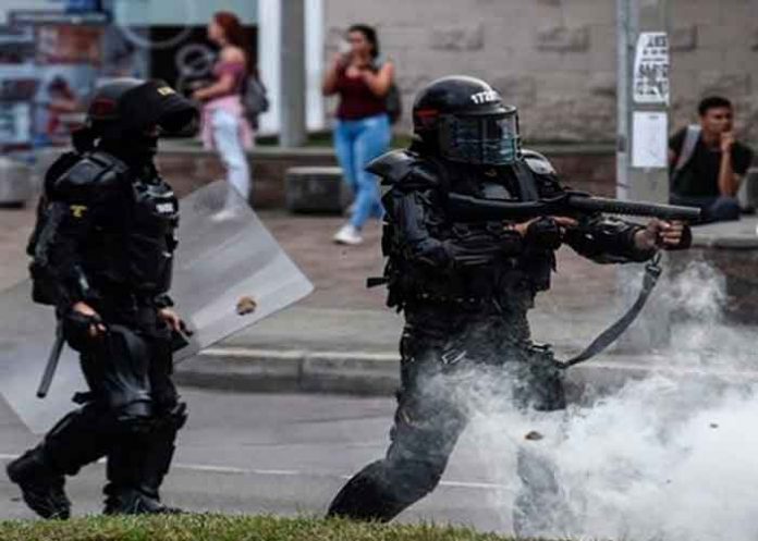 colombia, violencia, policias, manifestantes, registro, casos,