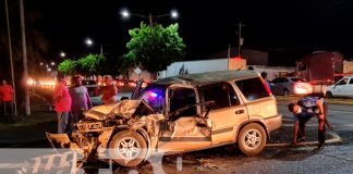 Nicaragua, managua, accidente de tránsito, daños materiales, persona lesionada,