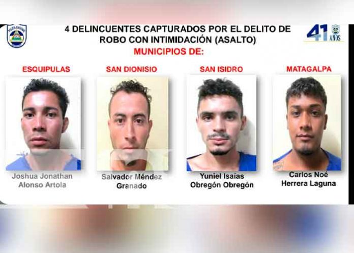 nicaragua, matagalpa, policia , once personas detenidas,