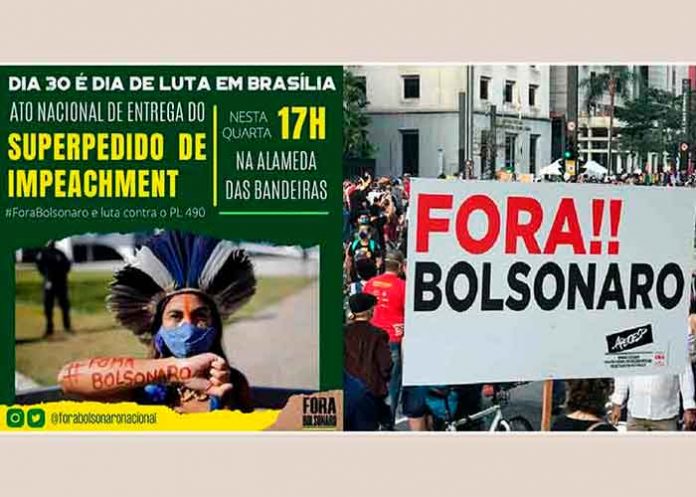 brasil, jair bolsonaro, demanda unificada, juicio politico, rechazo popular, unidad, covid-19, delitos,