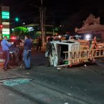 Nicaragua, managua, accidente , irrespeto a la luz roja, semáforo