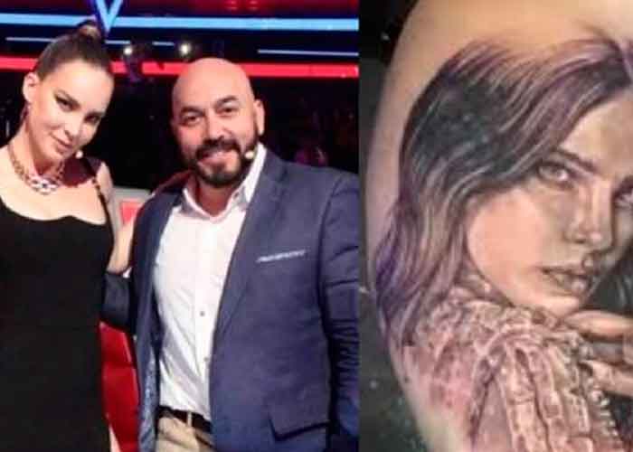 Lupillo Rivera Tatuador muestra cubrió tatuaje de Belinda FOTOS  Grupo  Milenio