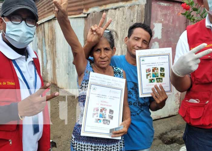 Foto:/ Rosario Murillo: “Nicaragua sigue avanzando con éxito en la entrega de títulos de propiedad”TN8
