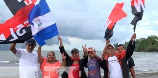 nicaragua, isla de ometepe, dia de la alegria, caravana,