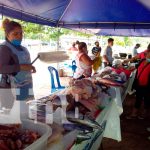 managua, plaza 22 de agosto, pescados, variedad, comerciantes