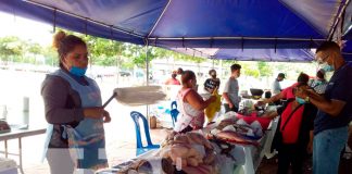 managua, plaza 22 de agosto, pescados, variedad, comerciantes