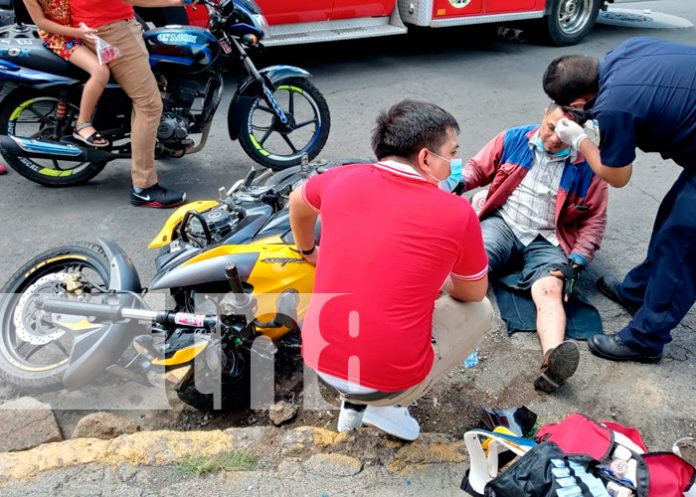 nicaragua, accidente, casco de seguridad, motociclista, daños
