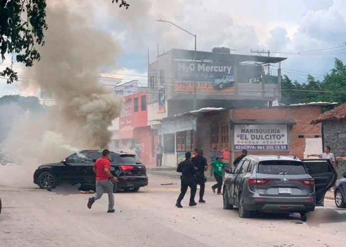Mexico, Chiapas, balacera, cuatro muertos