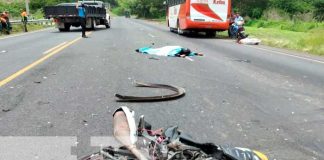 Invasión de carril provoca accidente mortal en Tipitapa