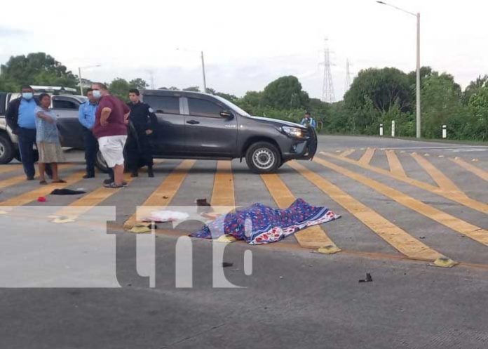 Accidente de tránsito en pista de circunvalación Masaya-Granada