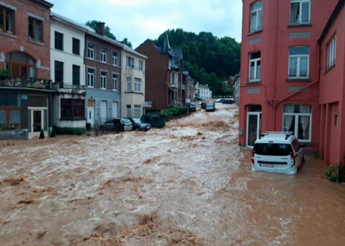 Fuertes lluvias causan inundaciones y graves daños en Bélgica