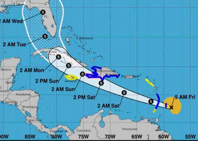 atlantico, elsa, tormenta tropical, huracan, centro nacional de huracanes,