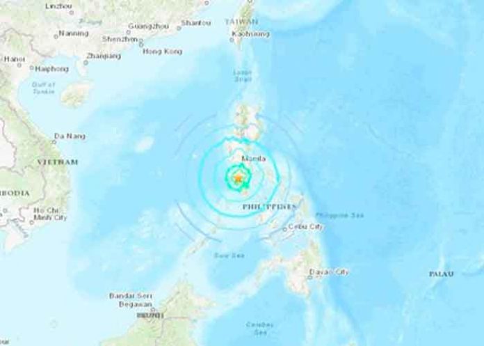 Terremoto de magnitud 6,7 frente a las costas de Filipinas