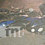 termina lesionado al perder el control de su motocicleta en Jalapa