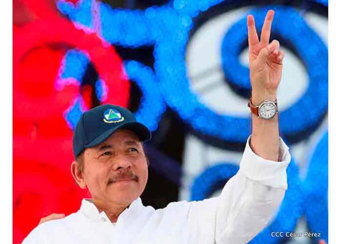 Saludos al presidente Daniel Ortega por el Movimiento Nacional Popular de Libia