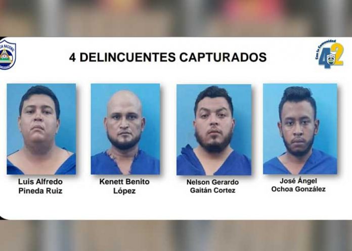 Sujetos capturados en Matagalpa por tráfico de marihuan