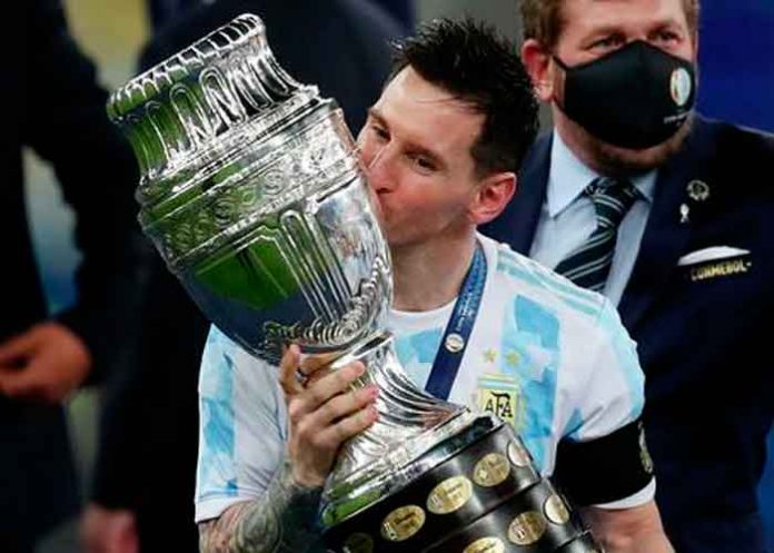 Messi rompe récord en Instagram con foto de la Copa América