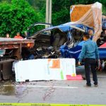 Mueren dos comerciantes mutilados en brutal choque en Honduras
