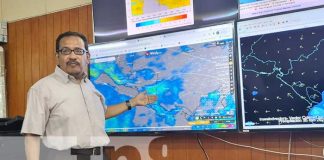 Conferencia de prensa del INETER por ondas tropicales en Nicaragua