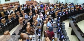 Sesión parlamentaria en la Asamblea Nacional por préstamo BCIE para Corinto
