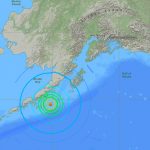 Alerta de tsunami tras un sismo de magnitud 7,3 frente a las costas de Alaska / FOTO / USGS