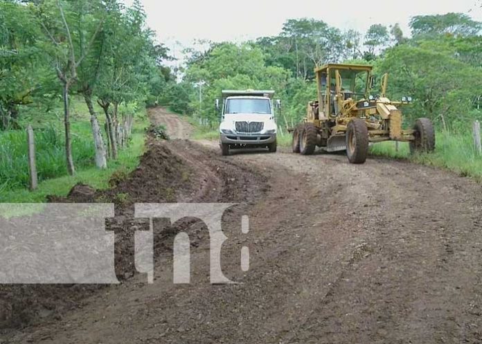 El Gobierno municipal de Matiguás ejecuta trabajos de mejoramiento de caminos en las zonas productivas del municipio