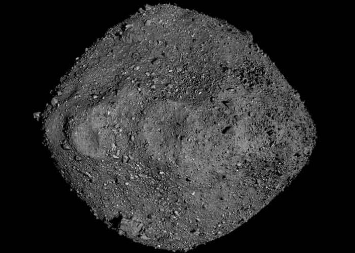 Imagen de Bennu realizadas por la nave espacial OSIRIS-REx de la NASA que estuvo muy cerca del asteroide durante más de dos años / FOTO / NASA / Goddard / University of Arizona