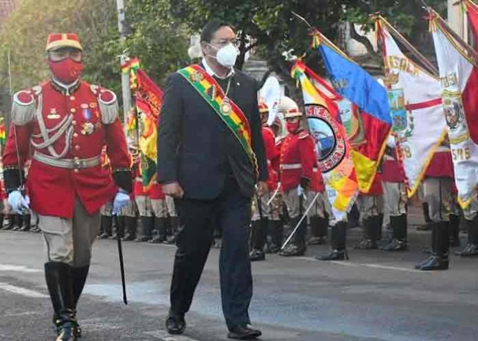 Luis Arce encabezará acto por los 196 años de la independencia de Bolivia