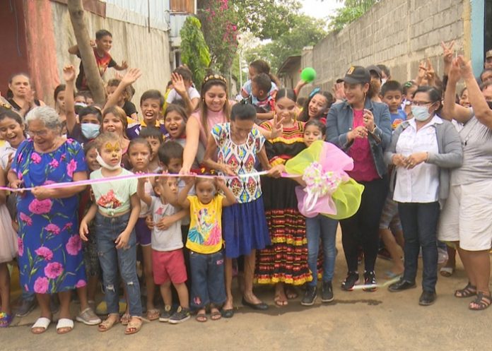 ALMA inauguró 10 nuevas cuadras en barrio Hilario Sánchez