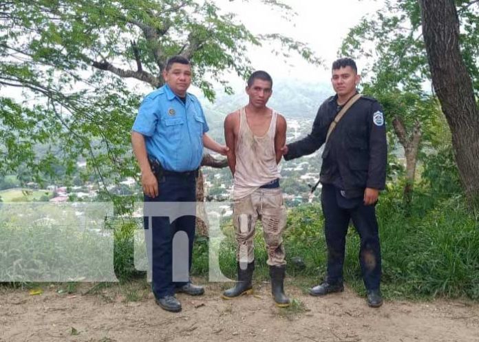 Captura de delincuente en Wiwilí, Nueva Segovia