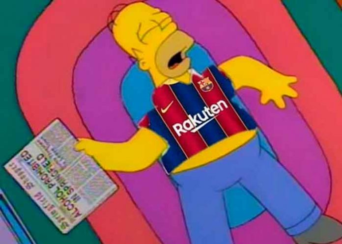 Memes no perdonan la salida de Messi del Barcelona