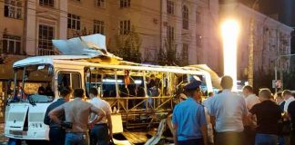 Explosión de autobús mata a uno, hiere al menos a 15 en la metrópolis rusa de Voronezh / FOTO / Vatanews
