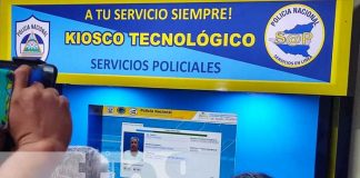 Policía Nacional inauguraron un moderno kiosco tecnológico "Inspector Francisco Ramón Mairena Zelaya"