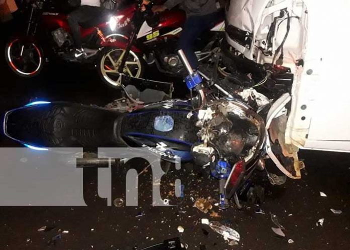 Escena del mortal accidente de tránsito en León