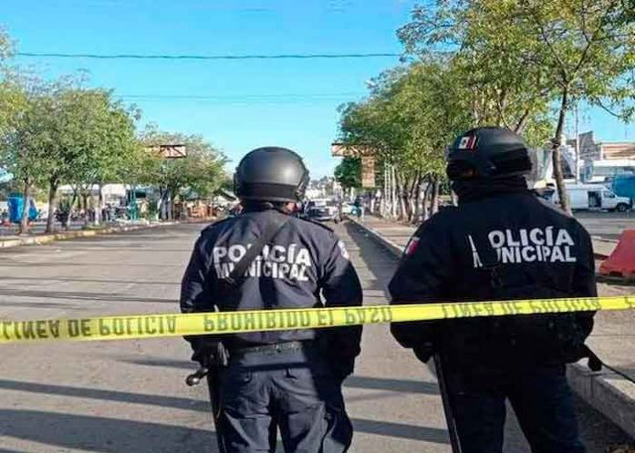 Agentes de la policía federal de México