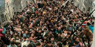 Supuesta evacuación de personas en Kabul