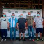Policía presenta a los integrantes de la red de narcotraficantes "Los Buzos"
