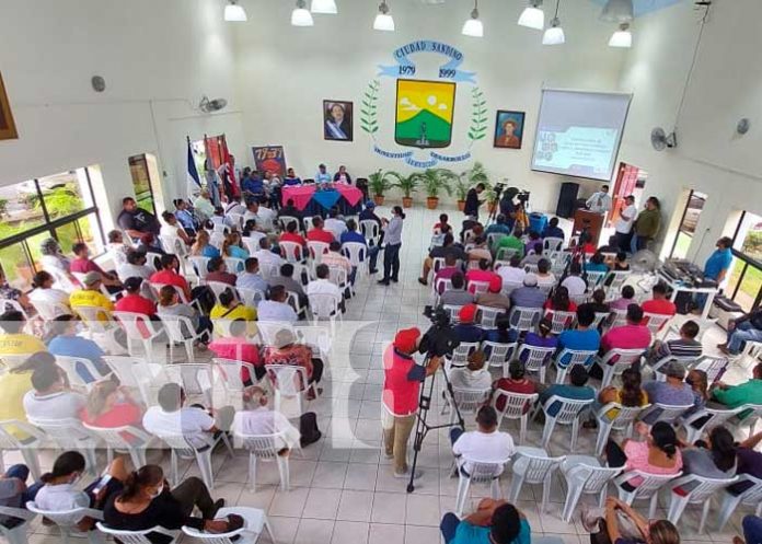 Presentación del Plan de Lucha contra la Pobreza en Ciudad Sandino