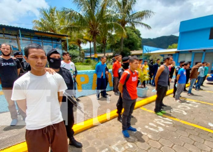 Combate a la delincuencia en Jinotega resulta en 26 delincuentes presos