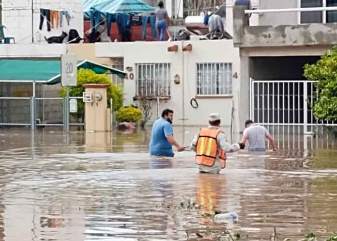 Inundaciones y ríos desbordados, lluvias afectan estados de México
