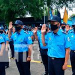 Policía Nacional de Managua ascendió en grados a oficiales destacados