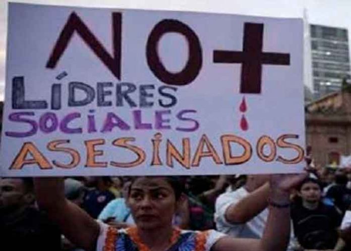 Asesinan a cinco líderes sociales en un día en Colombia