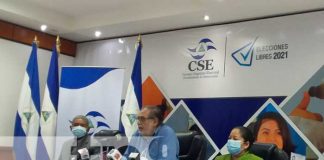 Conferencia de prensa del CSE Nicaragua